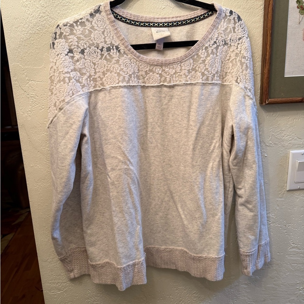 Knox Rose Women's XL Lace Detail Shirt